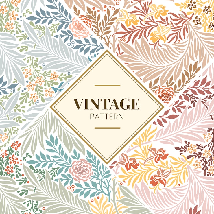 Free Vector larkspur by william morris 