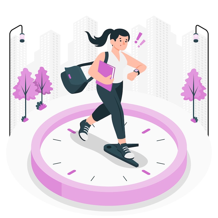 無料Vector 遅延の概念図