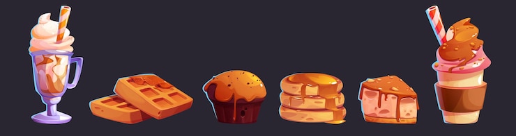 Free Vector latte coffee cup icon for cafe cappuccino drink