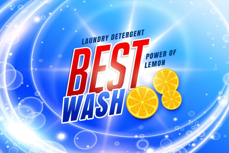 Free Vector laundry detergent packaging for best wash