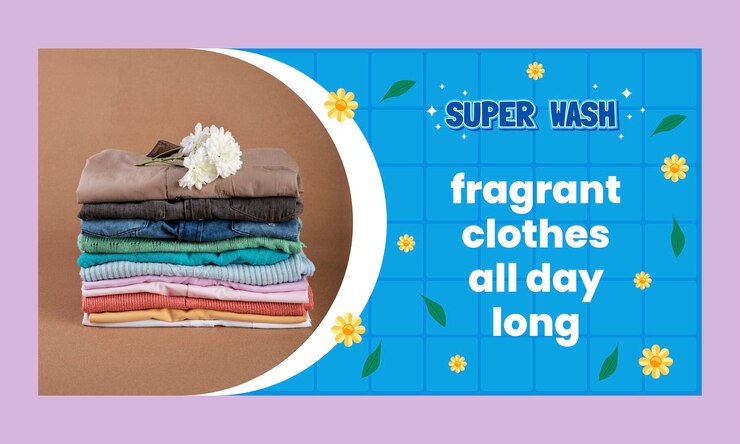 Free Vector laundry service  facebook template