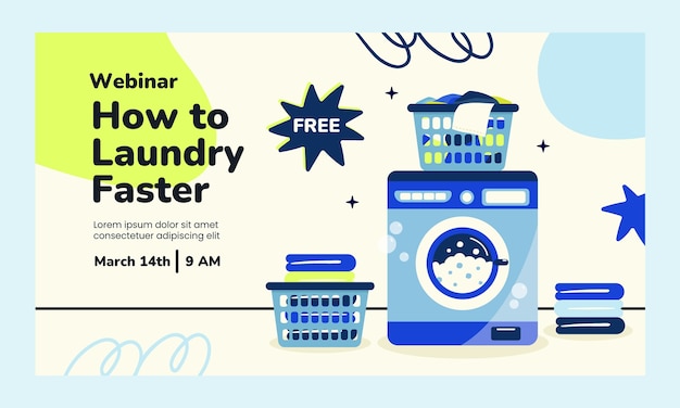 Laundry service   webinar template