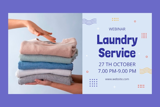 Laundry service   webinar template