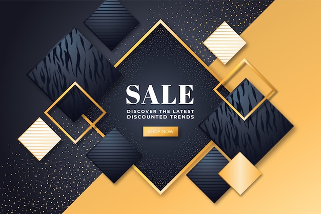 Free vector lavish sale background