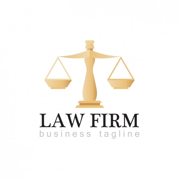 Free vector law firm logo template