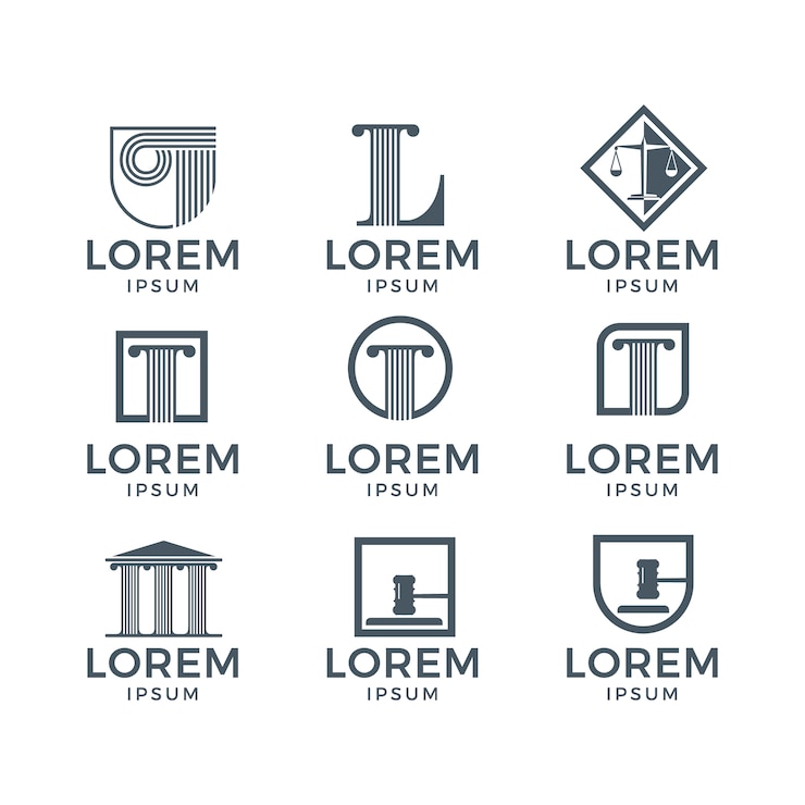 Law logo collection