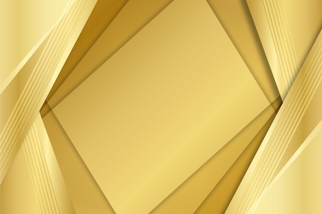 Free vector layers of squares gold luxury shapes background