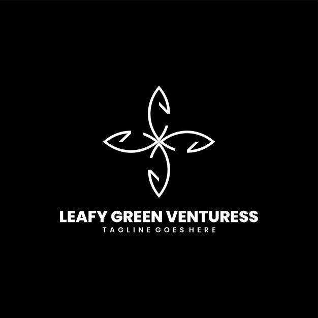 Дизайн логотипа Leaf