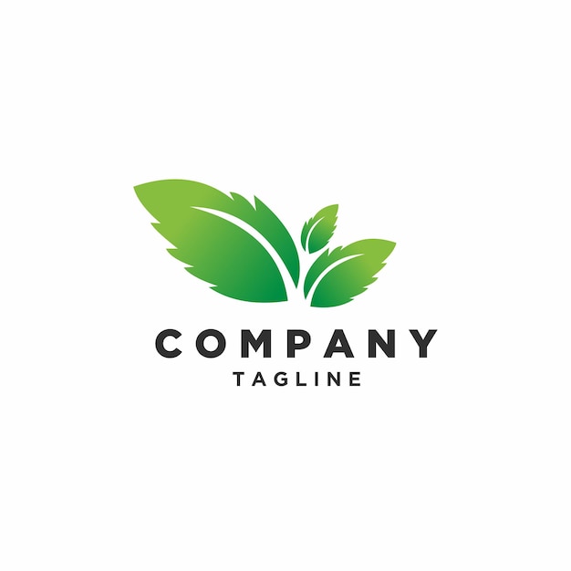 Free Leaf Logo Gradient Colorful Design Illustrations – Vector Templates
