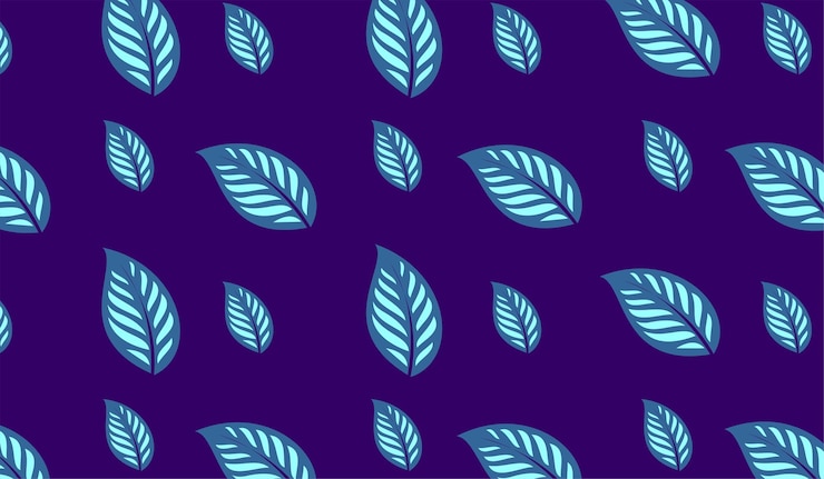 Free Vector leaf pattern garden background gradient