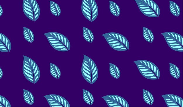 Leaf pattern garden background gradient