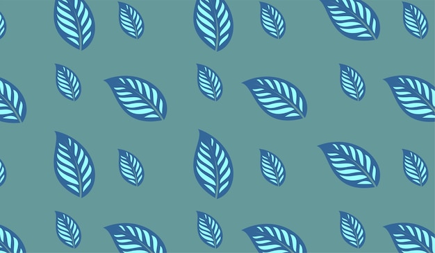 Free vector leaf pattern garden background gradient