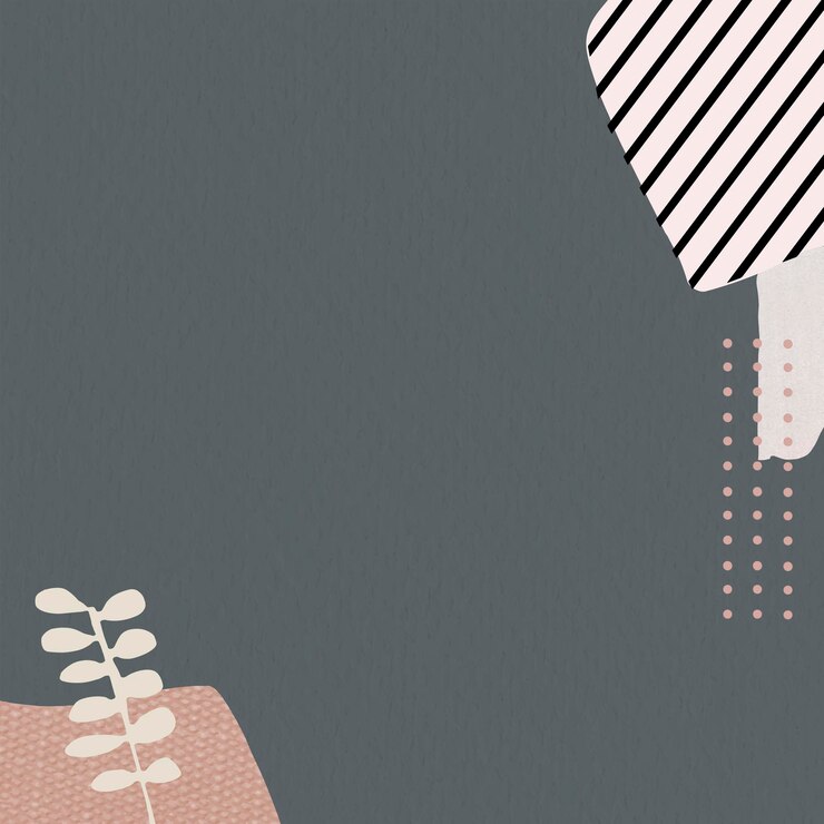 Free Vector leaf pattern on gray background