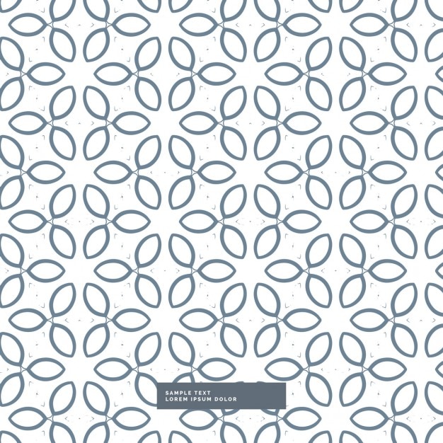 Free vector leaf pattern on a white background