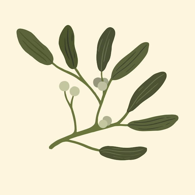 무료 벡터 잎이 많은 식물학 식물 사회 광고 템플릿 벡터