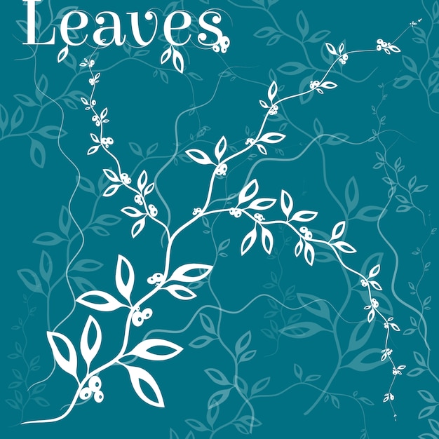 Leaves background design