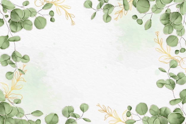 Free vector leaves background design