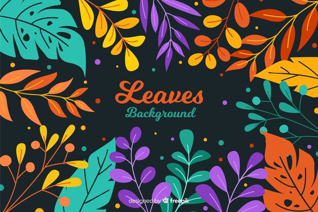 Leaves background