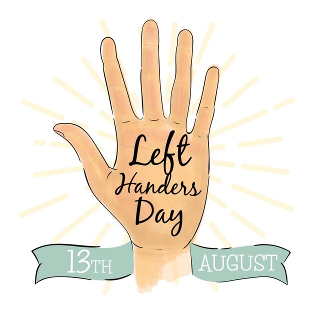 Left handers day on 13th august