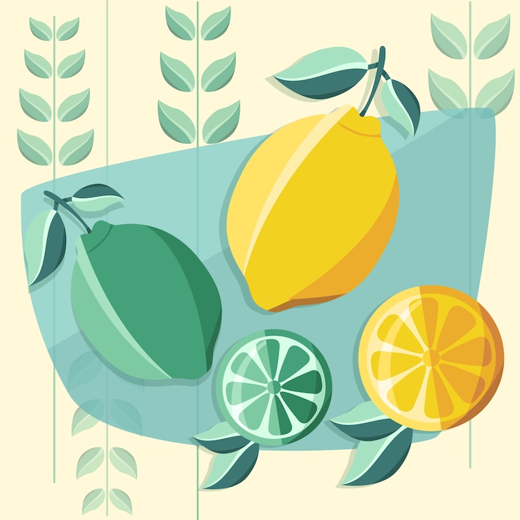 Free Vector lemon illustrations