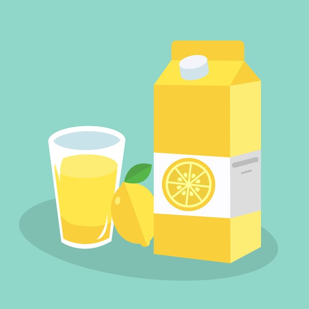 Lemon juice background