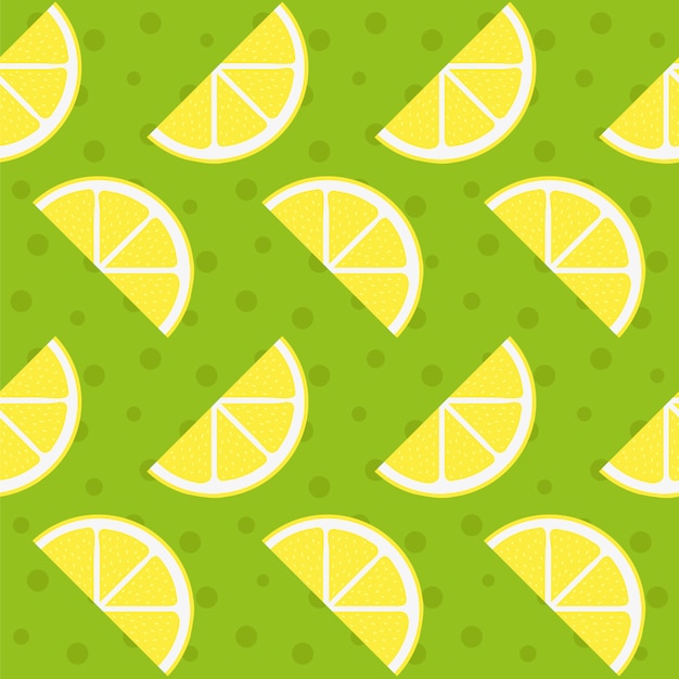 Lemon pattern background