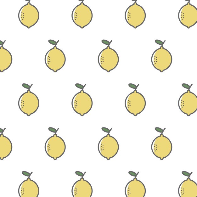 Lemon pattern background