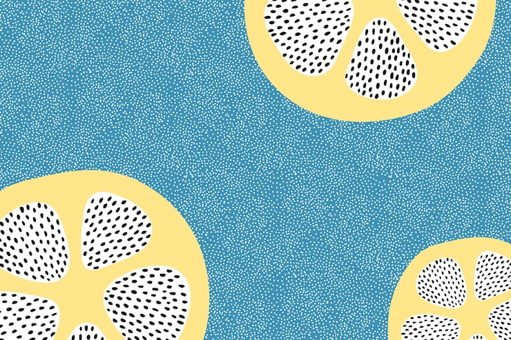 Free Vector lemon patterned background