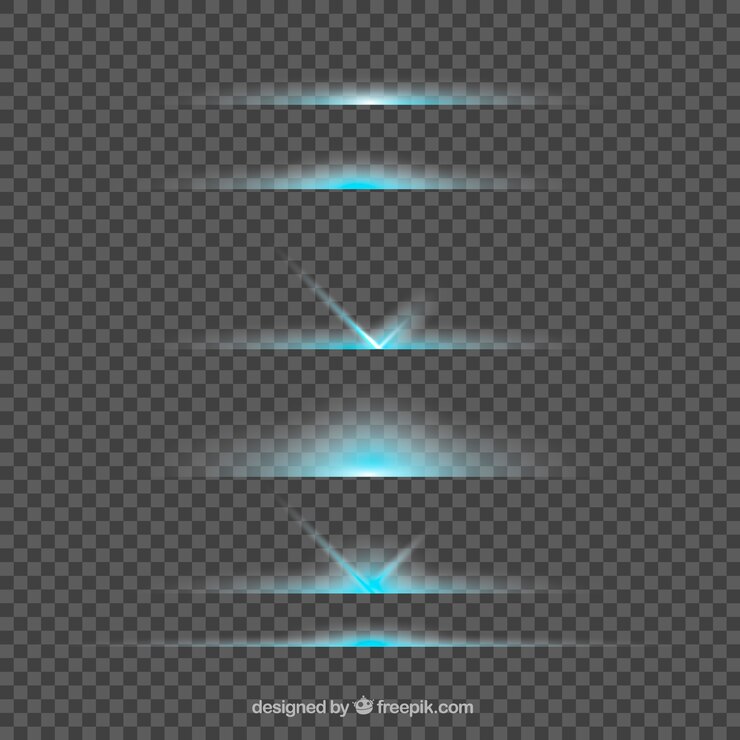 Free Vector lens flare divider collection