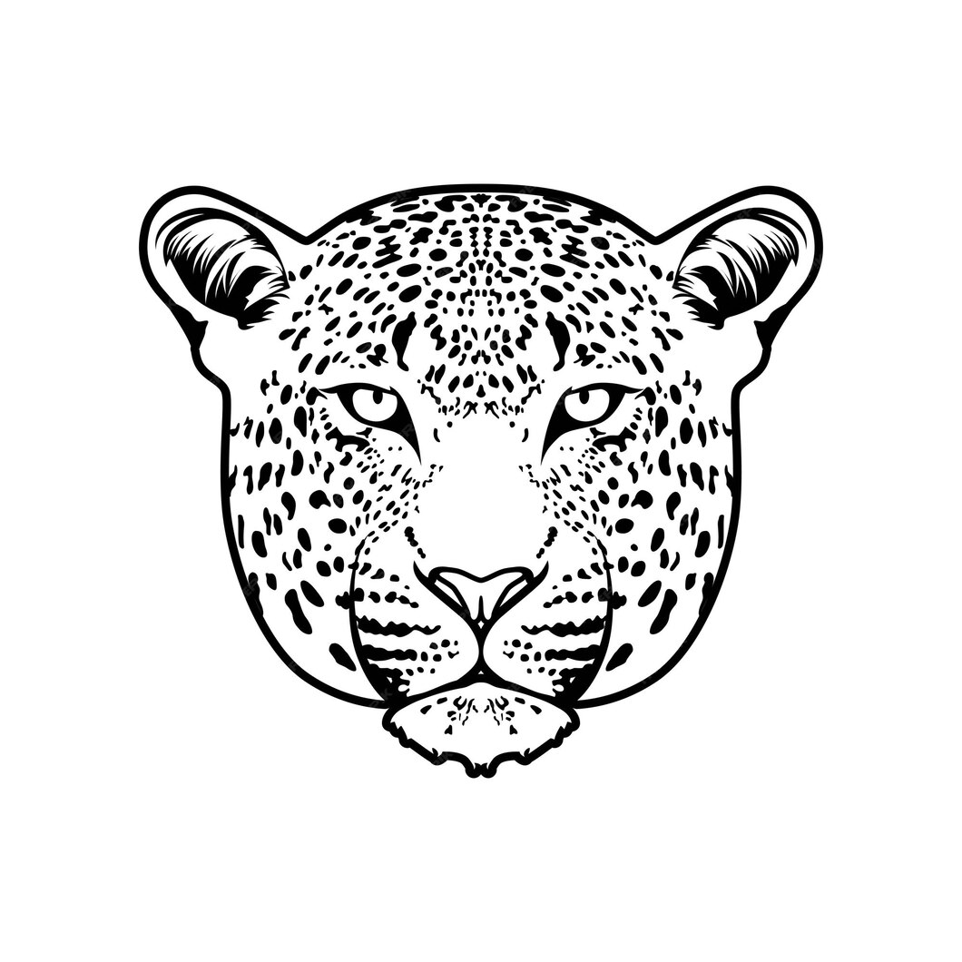 Premium Vector | Leopard face vector design inspiration