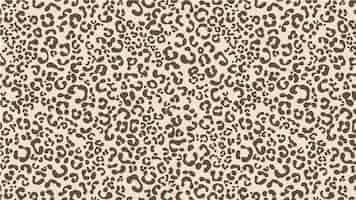 Free vector leopard print pattern