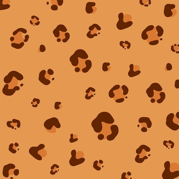 Free Vector leopard print seamless pattern