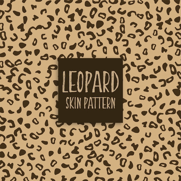 Free vector leopard skin texture print marks