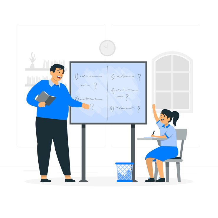 Free Vector lesson concept illustration