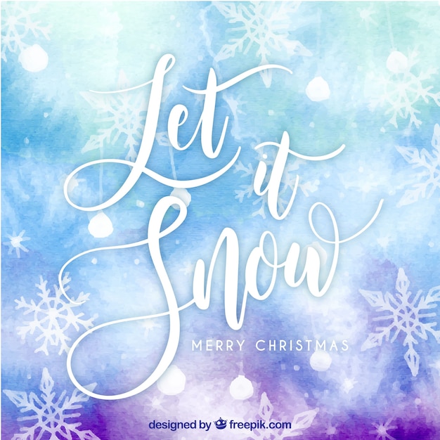 Let it snow background