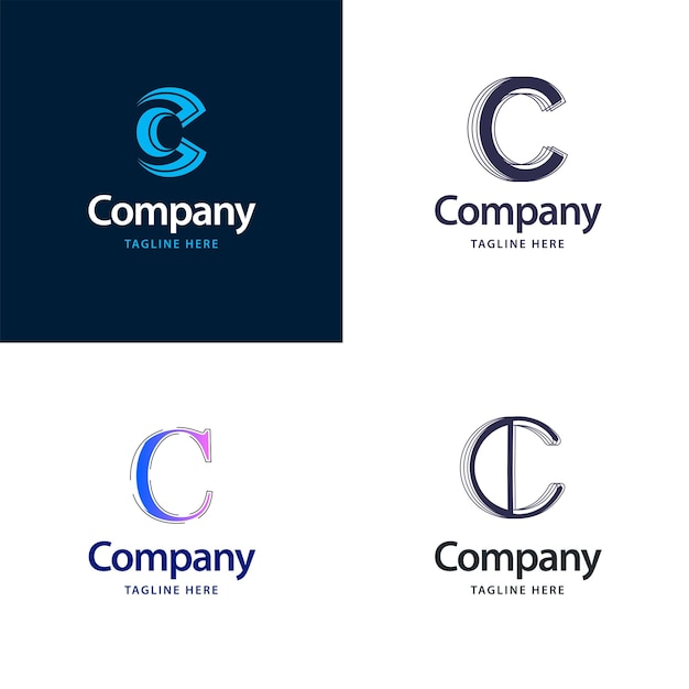 Letter C Big Logo Pack Design Creative Modern logos design for your business