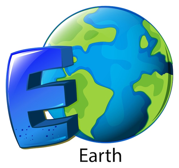 地球の文字E