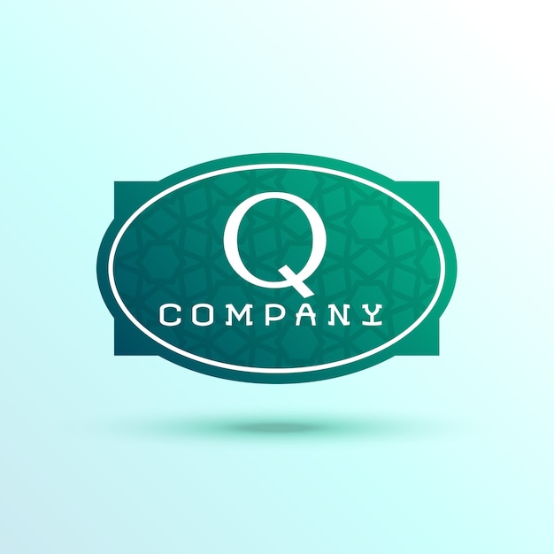 Free vector letter q logo concept