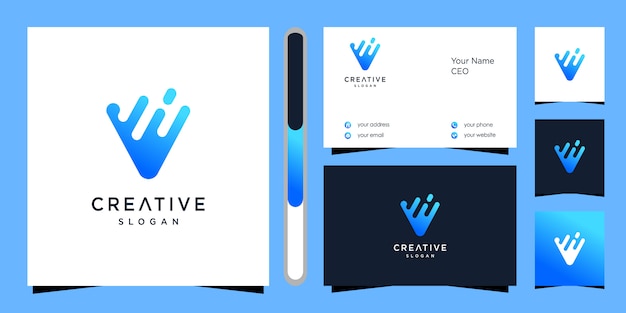 Download Free Letter V Colorful Logo Premium Vector Use our free logo maker to create a logo and build your brand. Put your logo on business cards, promotional products, or your website for brand visibility.