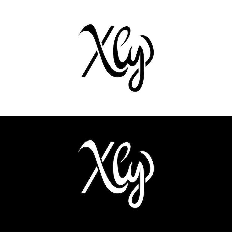 무료 Vector x l y 크리에이티브 로고 디자인 글자