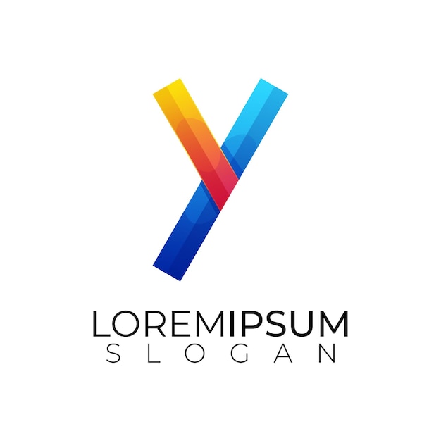 Letter Y Colorful Logo