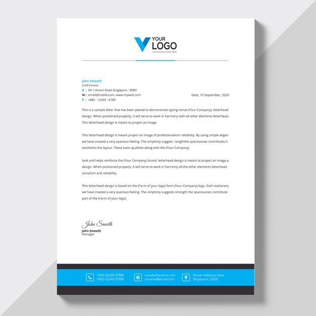 Letterhead Template