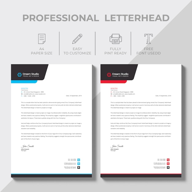 Letterhead Template