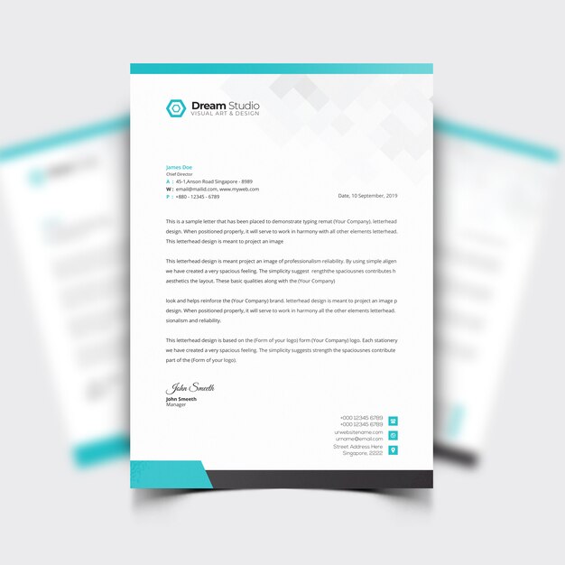 Letterhead Template