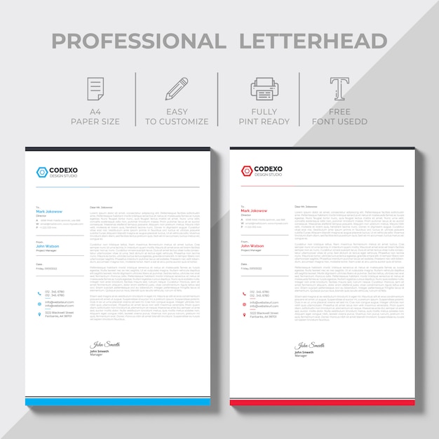 Letterhead Template