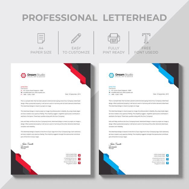 Letterhead Template