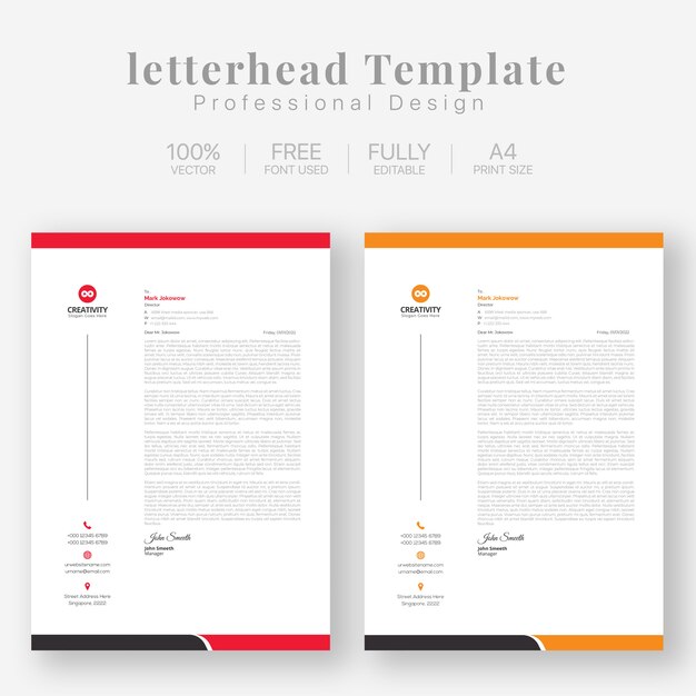 Letterhead Templates