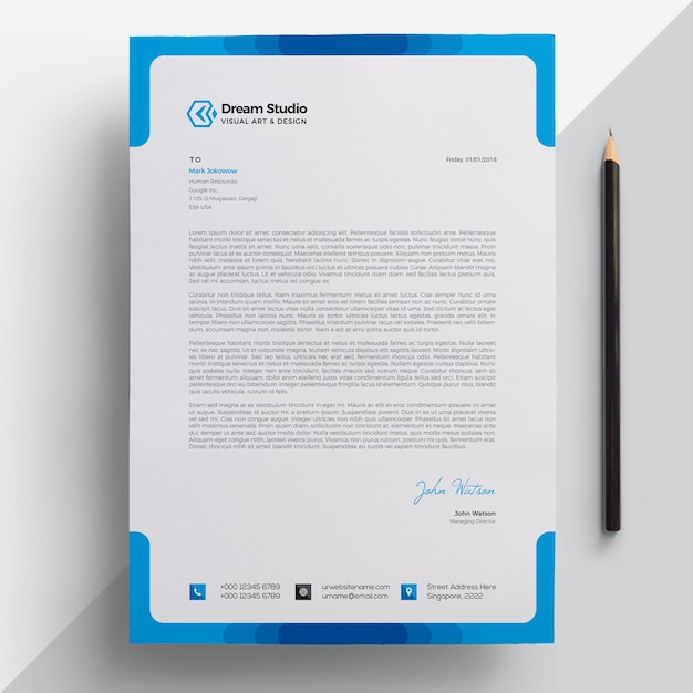 Download Free Letterhead Mockup Vectors 1 000 Images In Ai Eps Format