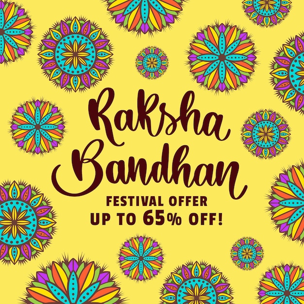 Free vector lettering raksha bandhan sales