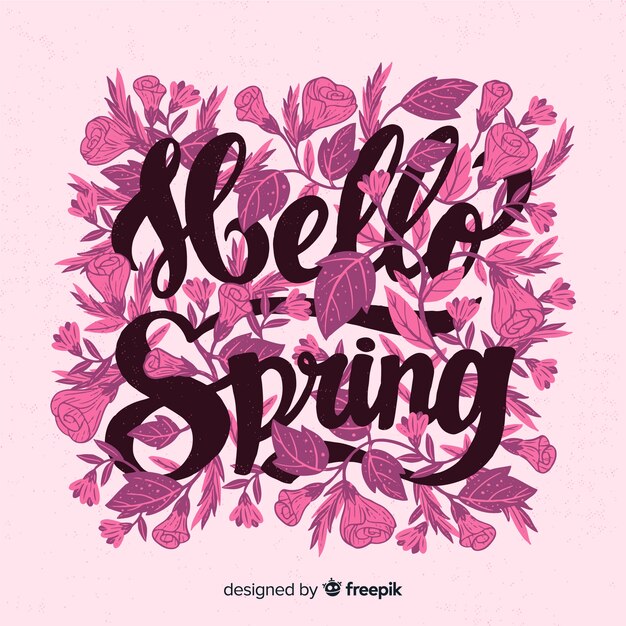 Lettering spring 